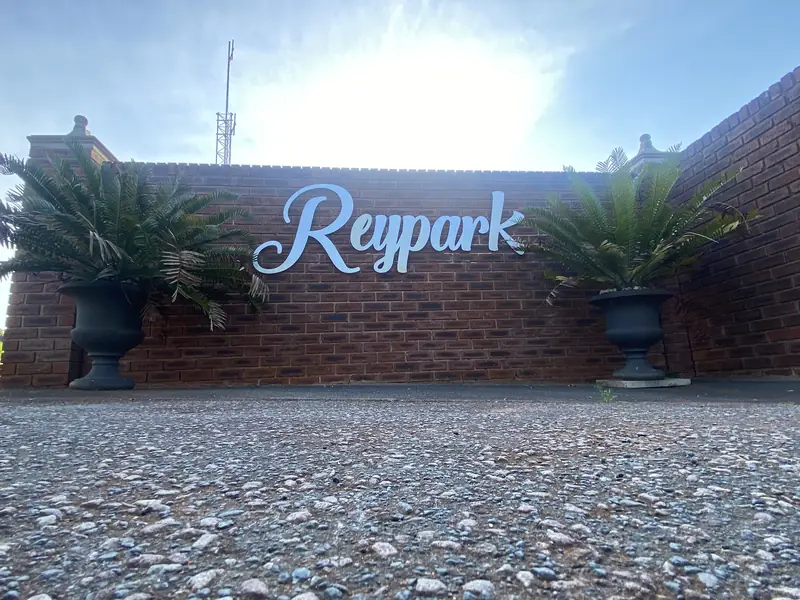 The Rey Park entrance sign, Ballito